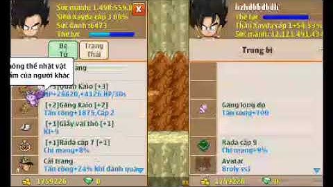 [NGOC RONG ONLINE] mở skill3 dt o bdkb cai ket bi thuong