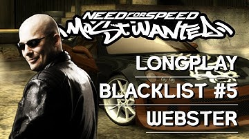 BLACKLIST #5 - WEBSTER | NEED FOR SPEED: MOST WANTED (2005) | LONGPLAY | PLAYSTATION 2 (PS2)
