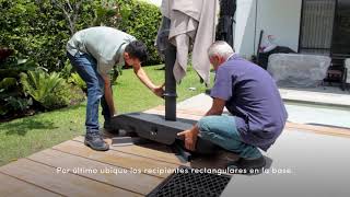 Instalación Sombrilla Marea