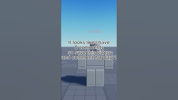 Day 1 of adding the top comment to my roblox game #roblox #day1 #leaveacomment