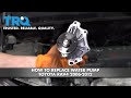How To Replace Water Pump 2006-12 Toyota Rav4