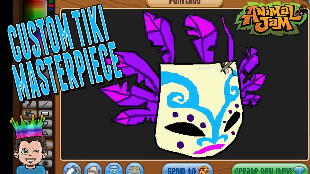 Shopking Custom Tiki Masterpiece Animal Jam Art YouTube