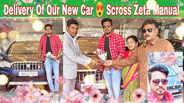 Taking Delivery of Brand NEW 2022 S CROSS from NEXA😍ZETA MANUAL #rugimillionvlog#scrossdelivery