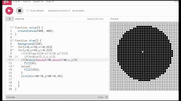 equations of circle  dragon load to shader master on p5.js