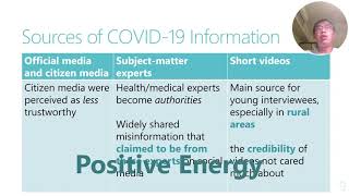 “Positive Energy”: Perceptions and Attitudes Towards COVID-19 Information on Social Media in ...