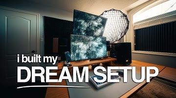 I BUILT MY DREAM DESK SETUP (Studio Tour 2025 ft. Desky Desk)