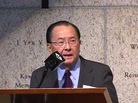Senator Daniel Inouye pays tribute to Akio Morita