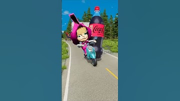 Strange Crazy Cars vs Spinning Coca-Cola Zero in BeamNG.drive