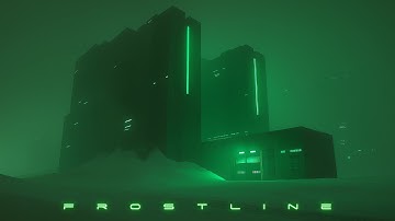 FROSTLINE: Snowy Blade Runner Ambience | Winter Focus & Sleep Ambience | Cyberpunk Relaxation Music