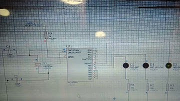 Circuito en proteus semáforo