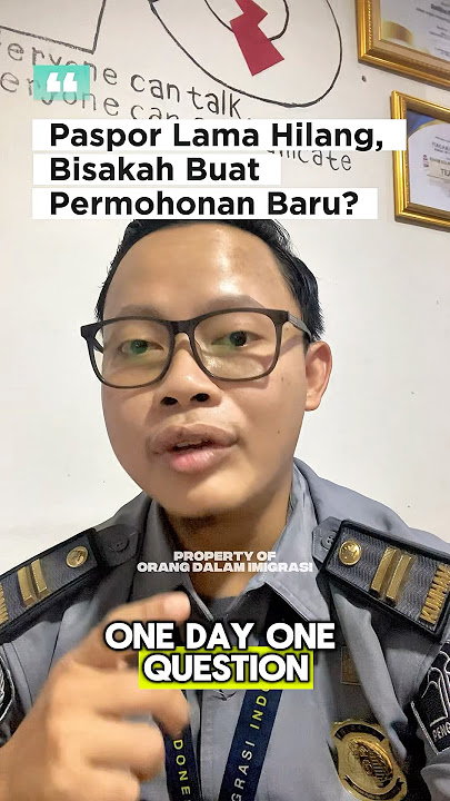 Paspor lama hilang, bisakah buat permohonan baru? #paspor #pasporhilang #shorts