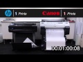 Canon iPF670 vs HP DesignJet T520