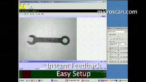 Microscan Visionscape Machine Vision Software: Wrench Test