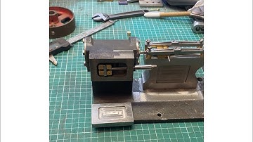 “Scratch “ built horizontal model steam engine. Part34. Slide valve and cap. 