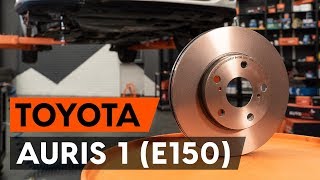 Как заменить передние тормозные диски на TOYOTA AURIS 1 (E150) [ВИДЕОУРОК AUTODOC]