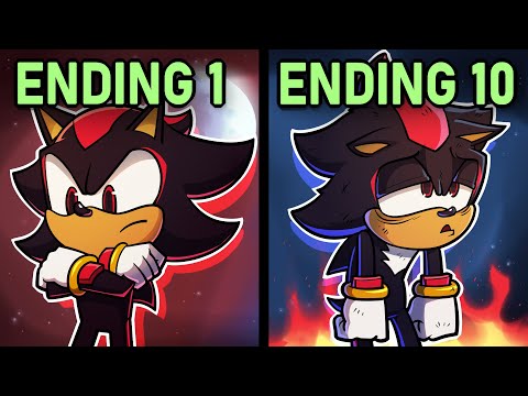 I got EVERY ending in Shadow the Hedgehog