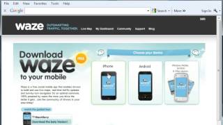 Free satelite navigation mobile software that works on almost any smartphone by Waze GPS