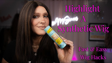 How To Highlight A Synthetic Wig - The MUST KNOW Synthetic Wig Hack!