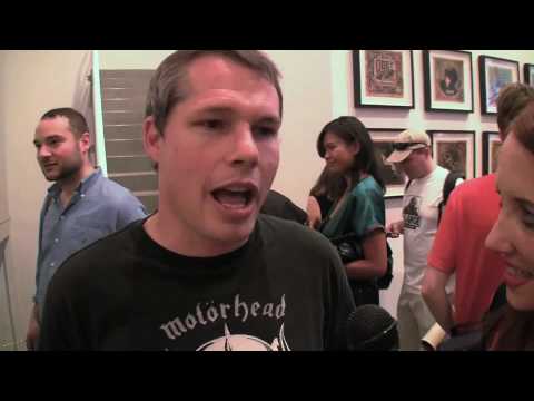 Shepard Fairey OBey Giant Mayday Opening at Jeffre...