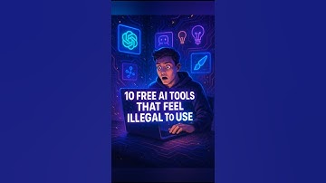 These 10 AI Tools Feel ILLEGAL to Use – And They’re FREE! #trending  #aitools #chatgpt #animation