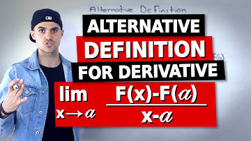 MCV4U (Grade 12 Calculus & Vectors) - Alternative Definition of Derivative Overview