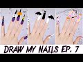 Subscribers Draw My Nail Designs (Halloween Edition Pt. 2)