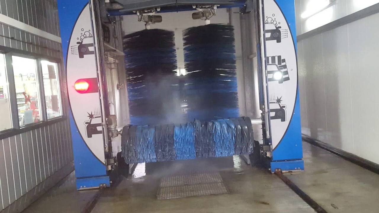 Autowaschanlage Mit Motorwäsche In Der Nähe Waschstraßen-Autowäsche alles von WashTec am Start - YouTube