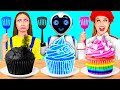 Me vs Grandma Cooking Challenge with a Robot | Delicious Recipes by Crazy DO