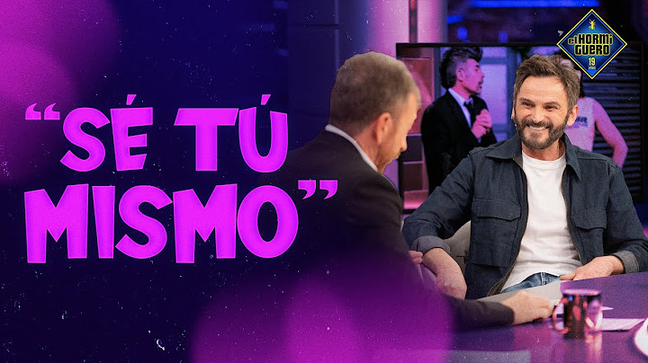 Fernando Tejero nos da su mejor consejo - Fernando Tejero - El Hormiguero