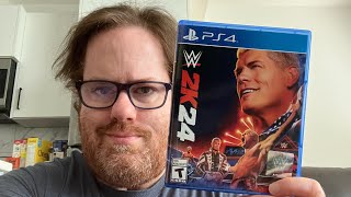 WWE 2k24 PS4 unboxing