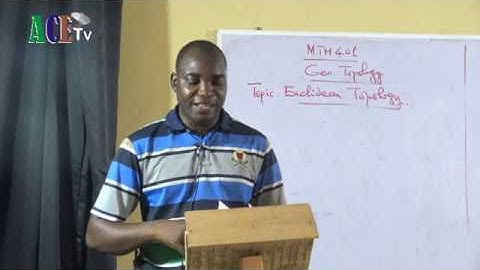 MTH 401GENERAL TOPOLOGY 4