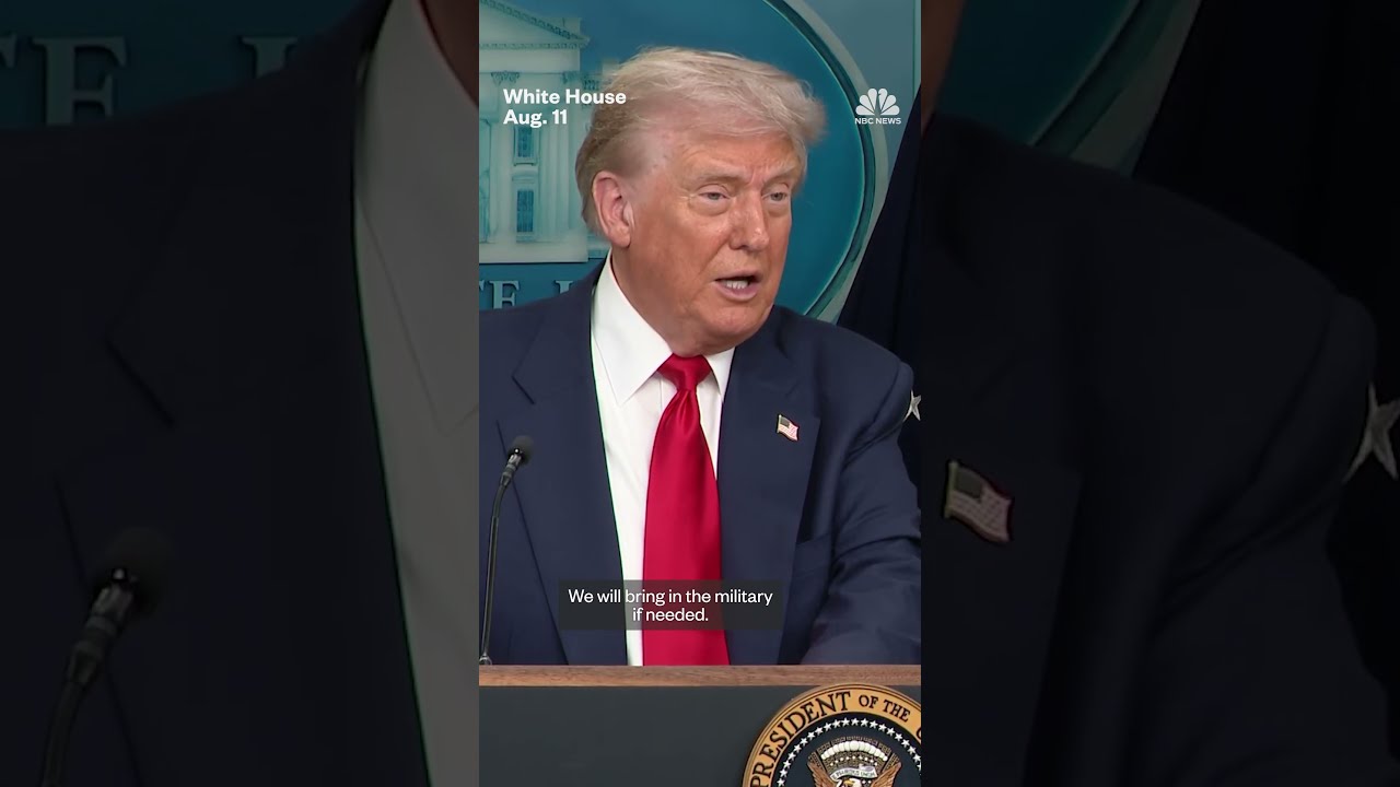 President Trump Says He Ll Deploy Military To D C If It S Needed 