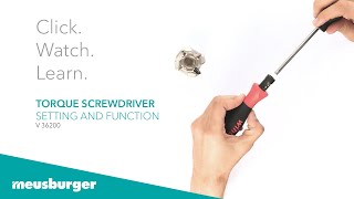 V 36300 torque screwdriver