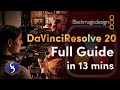 DaVinci Resolve 20 - Tutorial for Beginners in 13 MINS !  [ FULL GUIDE ]