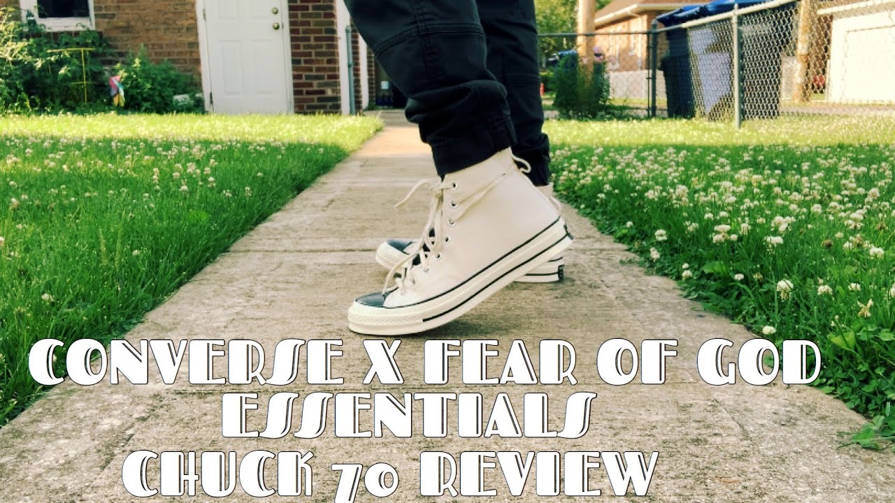 Converse X Fear Of God Essentials Chuck 70 Review & On Foot