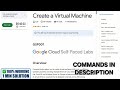 Create A Virtual Machine || GSP001 || Google Arcade || Commands In Description