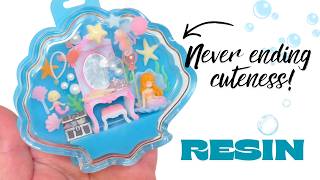 Under the sea Mermaid Room/ diorama | Resin Craft Box by Sophie & Toffee