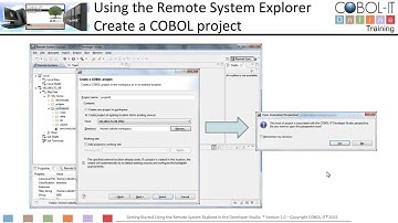 Getting Started using the Remote System Explorer in the Developer Studio