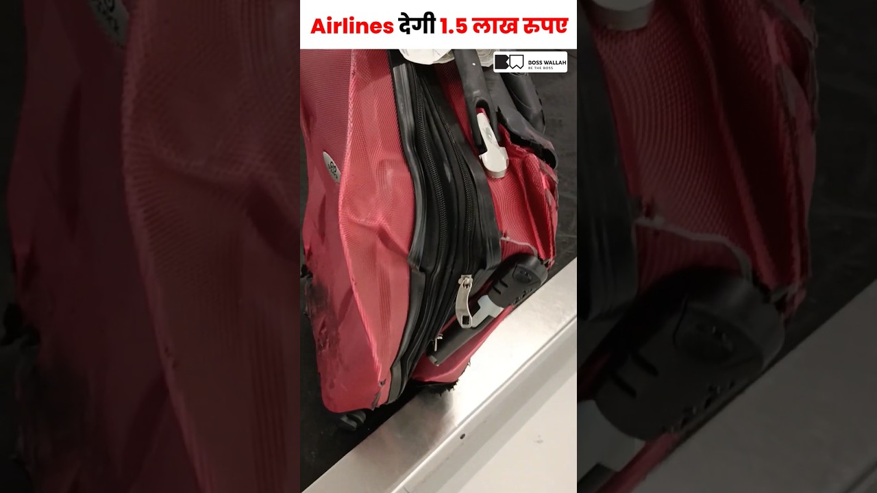 Airlines Will Pay For Your Luggage 😱#shorts #luggagedamage