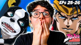 THE DOG HAS A STAND!? | Jojo's Part 3 Ep 25+26 FIRST Reaction!