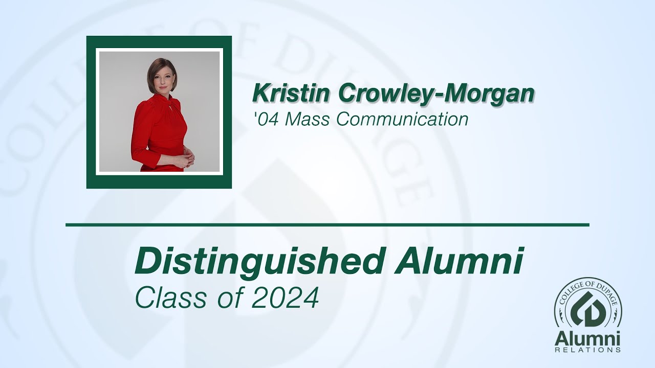 Kristin Crowley Morgan Distinguished Alumni 2024