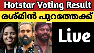 Biggboss vote results🔥Latest biggboss malayalam voting result 12:00pm രശ്മിൻ പുറത്തേക്ക് 🤌 #bbm