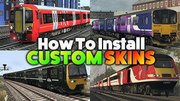 How to install Custom Reskins for Train Simulator (Superalbs, DPS & UKTS skins etc.)