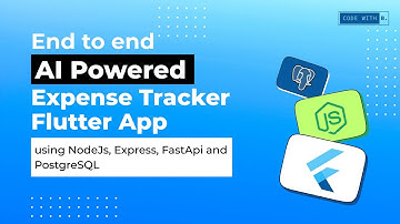 (Backend Part) Complete AI Powered Expense Tracker Flutter App | NodeJS | FastAPI | PostgreSQL
