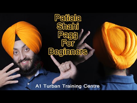 Patiala Shahi Pagg For Beginners | With Whole Detail | Very Closeup Look