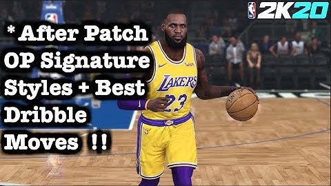 2K20 Overpowered Dribble Moves + Best Signature Styles Tutorial AFTER PATCH : Become a Dribble God