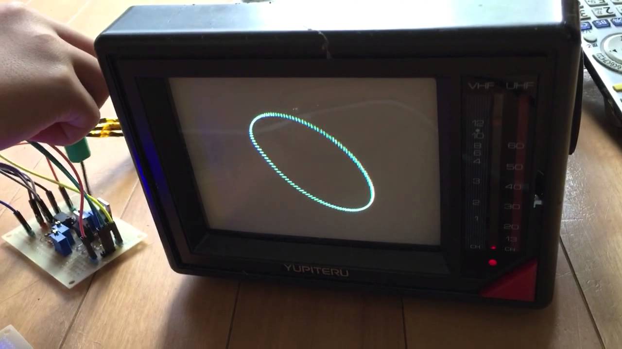 ブラウン管テレビのビームを自由に動かすことに成功 Kohacraftのblog