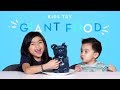 Kids Try Giant Food | Kids Try | HiHo Kids