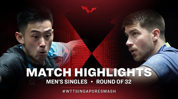 Wong Chun Ting vs Patrick Franziska | MS | Singapo...