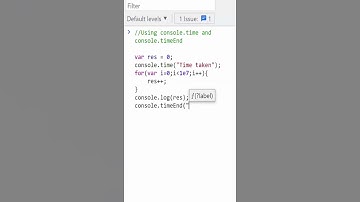 Debug JavaScript Performance with console.time
